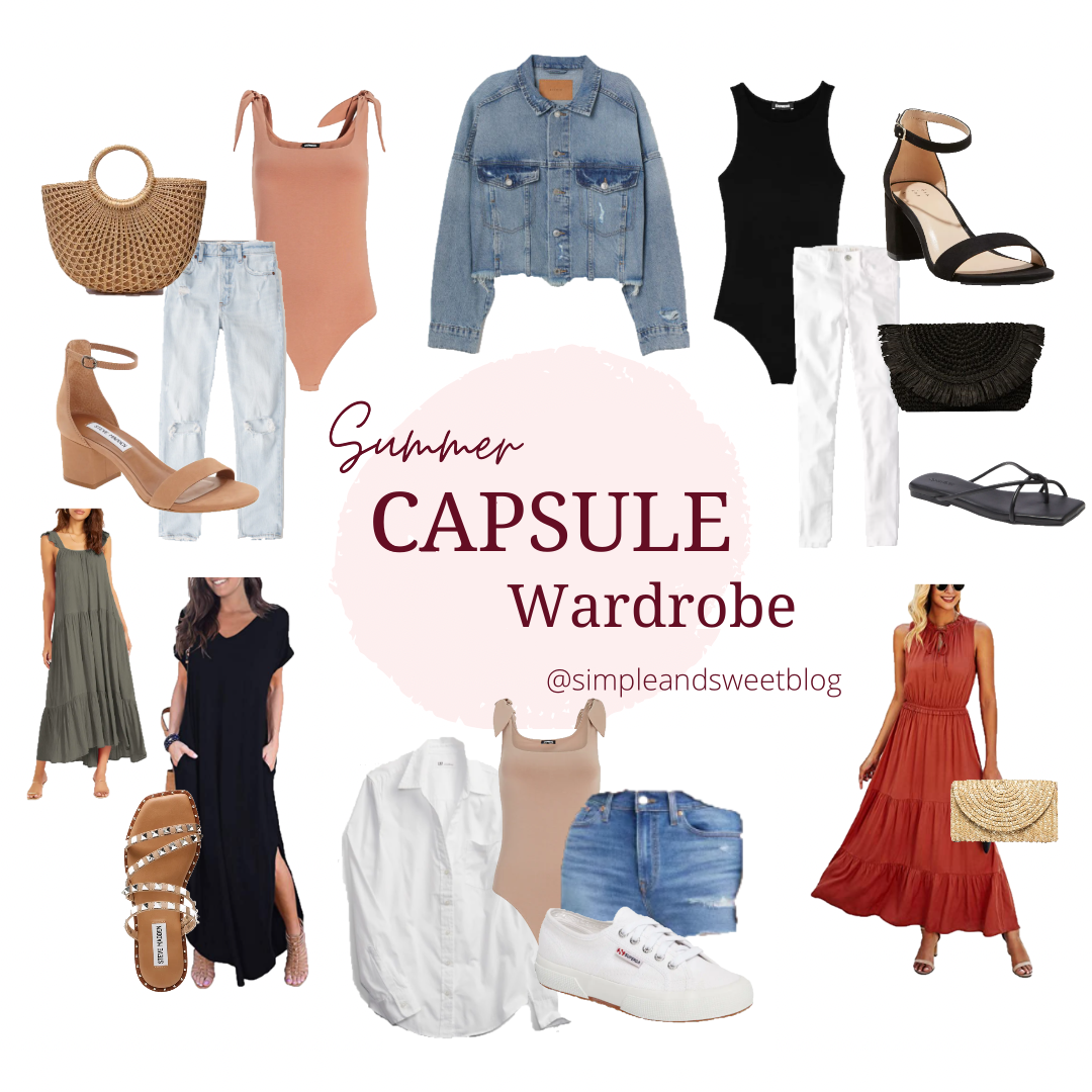 Simple & Sweet Summer Capsule Wardrobe- Stylish Pieces You Can Wear ...